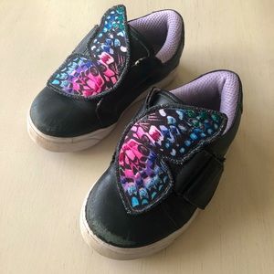 SOPHIA WEBSTER MINI butterly sneakers black size 7 eur 23